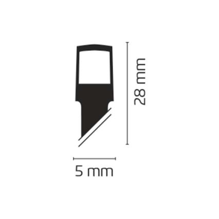 Božični okrasek zunanji veriga CHAIN IP44 4m 40xLED IP44