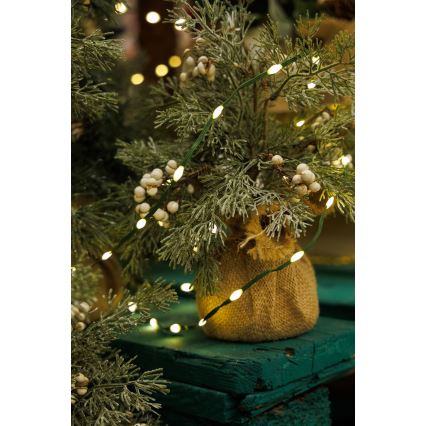 LED Zunanja božična veriga LINE 700xLED/8 funkcij 40 m IP44 topla bela