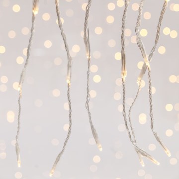 LED Zunanja božična zavesa CURTAIN 360xLED/3,6W/230V 2x2 m IP44 topla bela