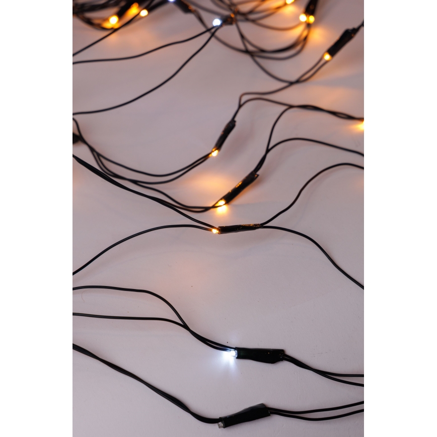 LED Zunanja božična zavesa NET 240xLED/7,2W/230V 1,5x2 m IP44 topla bela