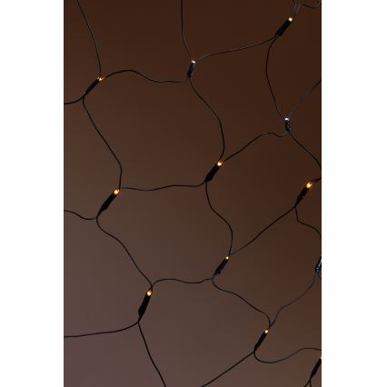LED Zunanja božična zavesa NET 240xLED/7,2W/230V 1,5x2 m IP44 topla bela