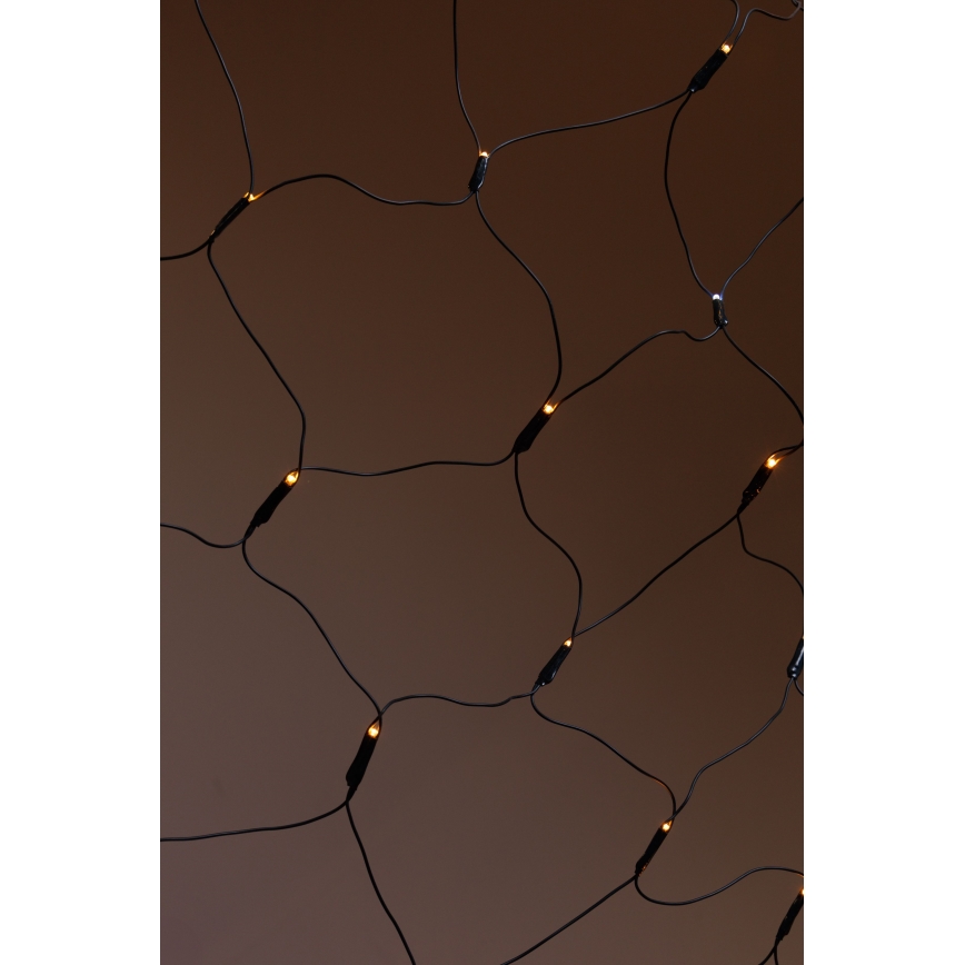LED Zunanja božična zavesa NET 240xLED/7,2W/230V 1,5x2 m IP44 topla bela