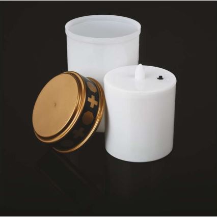 LED zunanja dekoracija LED/2xC IP44 bela