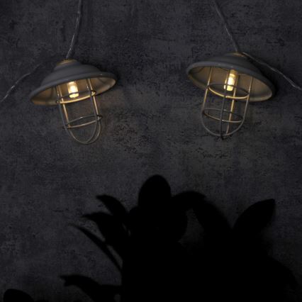 LED Zunanja dekorativna razsvetljava LOFT 10xLED/2xAA
