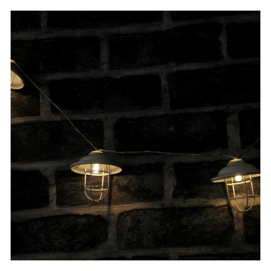 LED Zunanja dekorativna razsvetljava LOFT 10xLED/2xAA