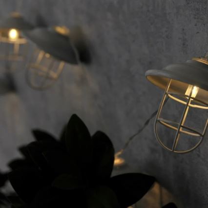 LED Zunanja dekorativna razsvetljava LOFT 10xLED/2xAA