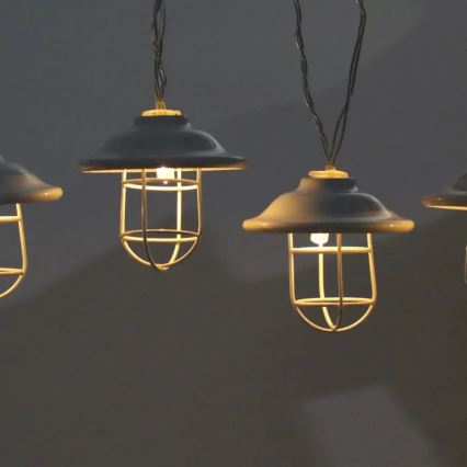LED Zunanja dekorativna razsvetljava LOFT 10xLED/2xAA