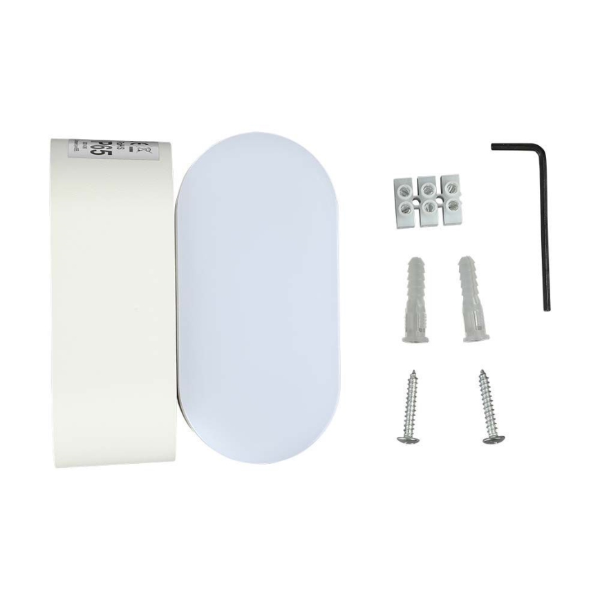LED Zunanja fleksibilna stenska svetilka LED/5W/230V 3000K IP65 bela