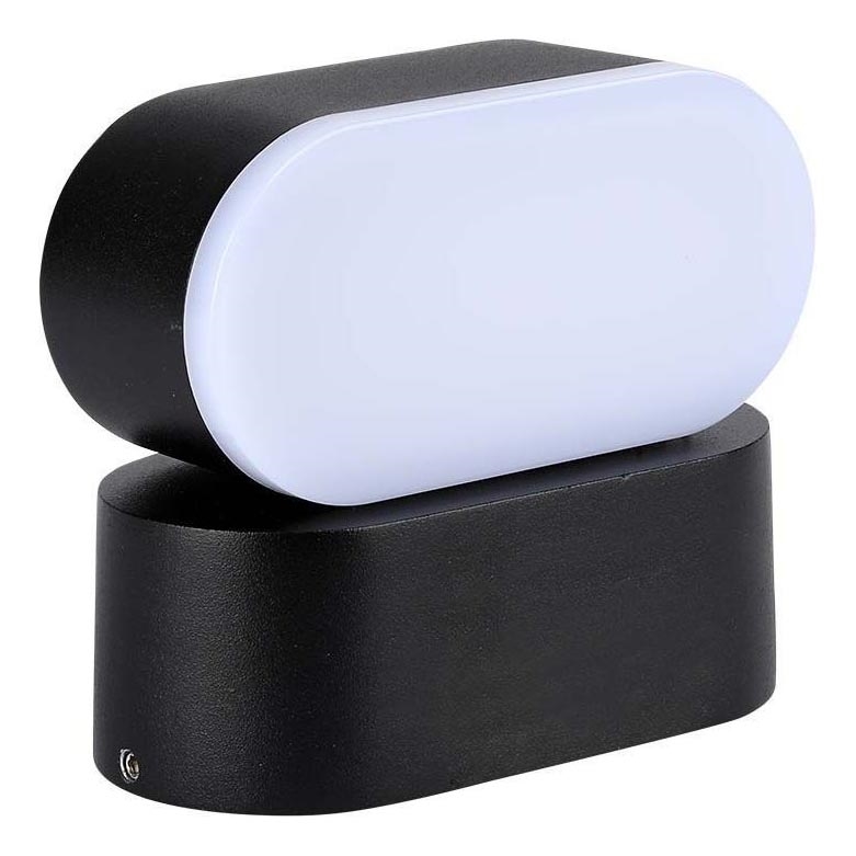 LED Zunanja fleksibilna stenska svetilka LED/5W/230V 3000K IP65 črna