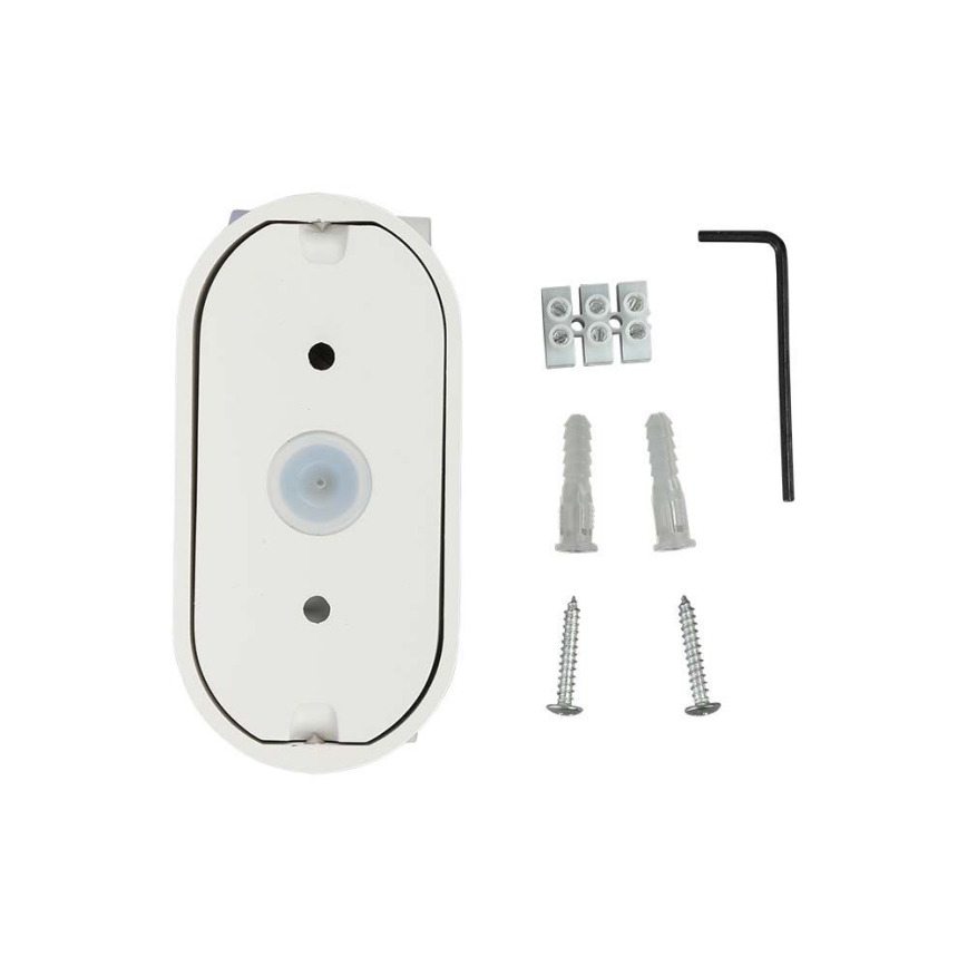 LED Zunanja fleksibilna stenska svetilka LED/5W/230V 4000K IP65 bela