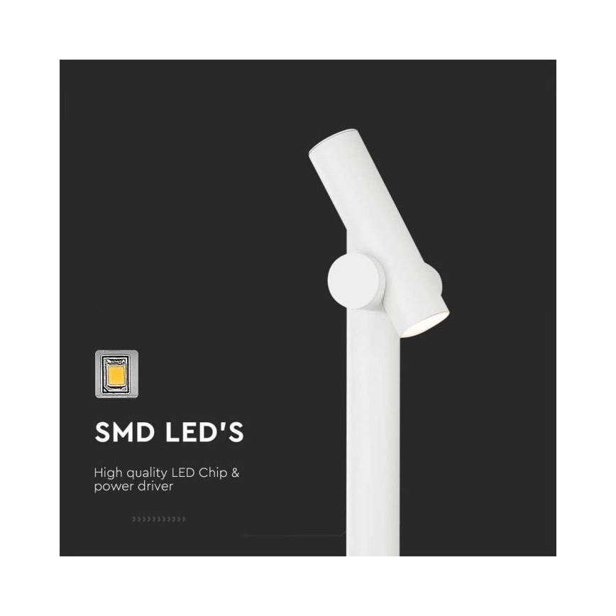 LED Zunanja fleksibilna svetilka LED/4W/230V 4000K IP44 100 cm bela