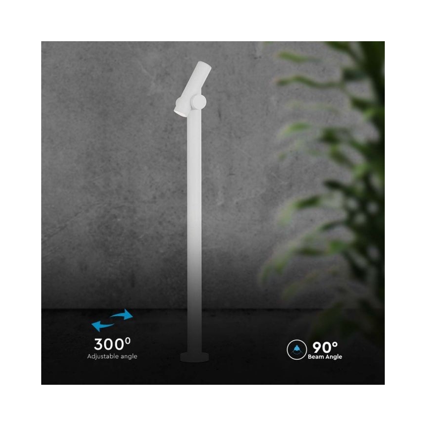 LED Zunanja fleksibilna svetilka LED/4W/230V 4000K IP44 100 cm bela