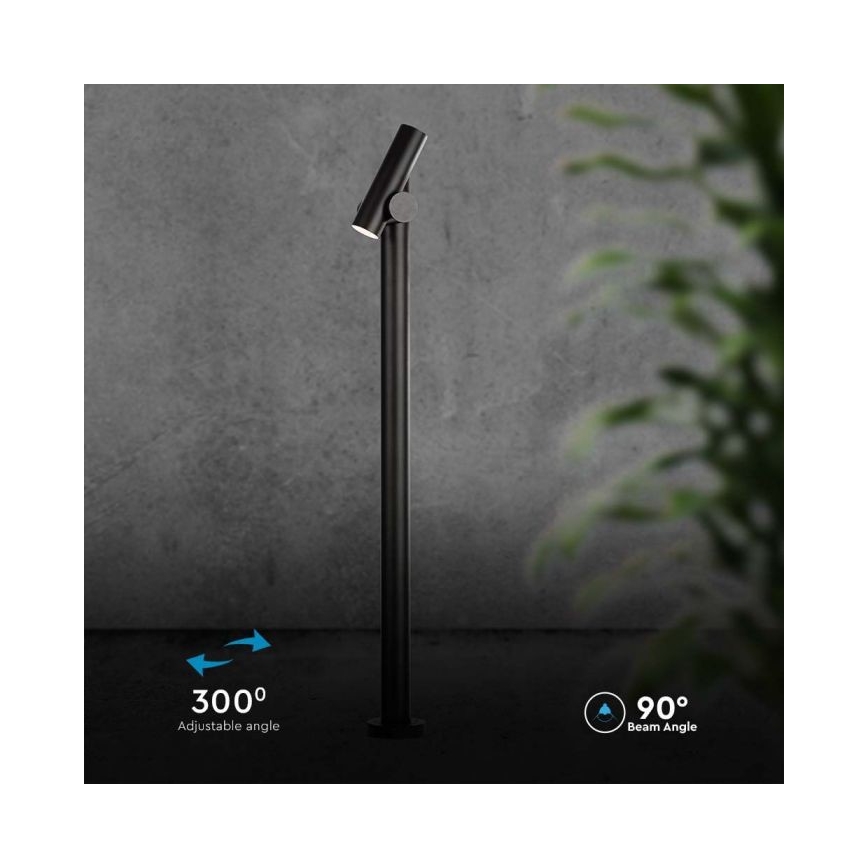 LED Zunanja fleksibilna svetilka LED/4W/230V 4000K IP44 100 cm črna