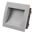 LED Zunanja orientacijska vgrajena svetilka BUILT-IN 1xLED/3W topla bela IP65