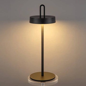 LED zunanja polnilna namizna svetilka na dotik s funkcijo zatemnitve SHINE LED/1,5W/3,7V 3000 mAh IP44 črna