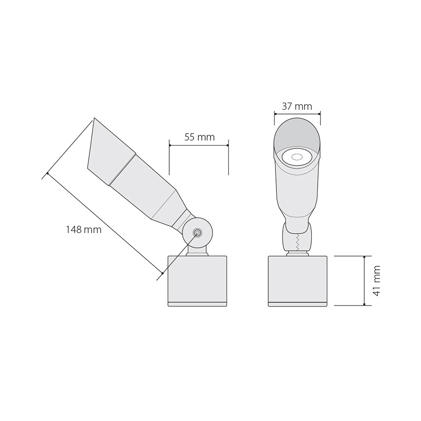 LED Zunanja razsvetljava OKO 1xLED/1W/350mA IP54