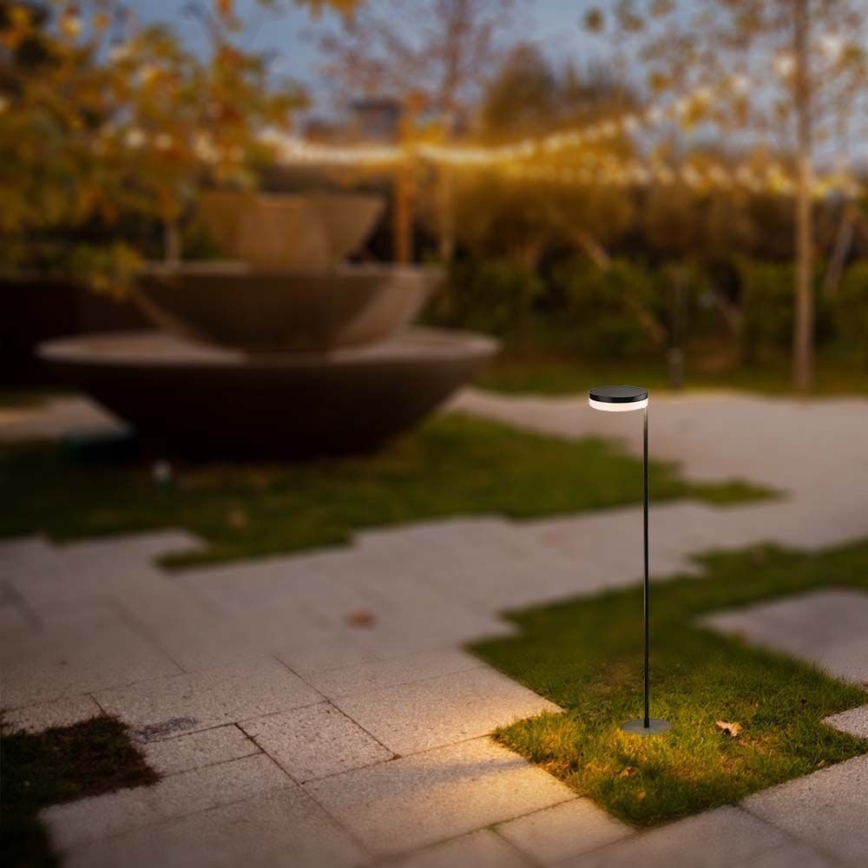 LED Zunanja solarna svetilka LED/2W/3,7V 3000K IP54 črna