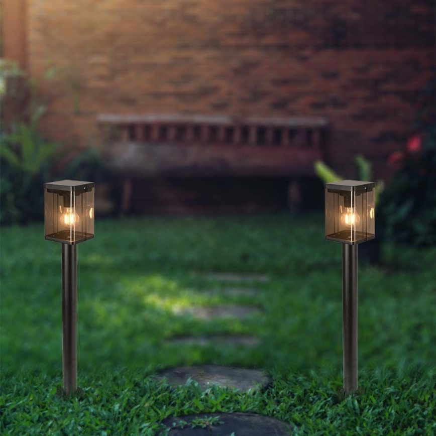 LED Zunanja solarna svetilka s senzorjem LED/2,5W/3,7V 3000K IP54 črna