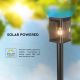 LED Zunanja solarna svetilka s senzorjem LED/2,5W/3,7V 3000K IP54 črna