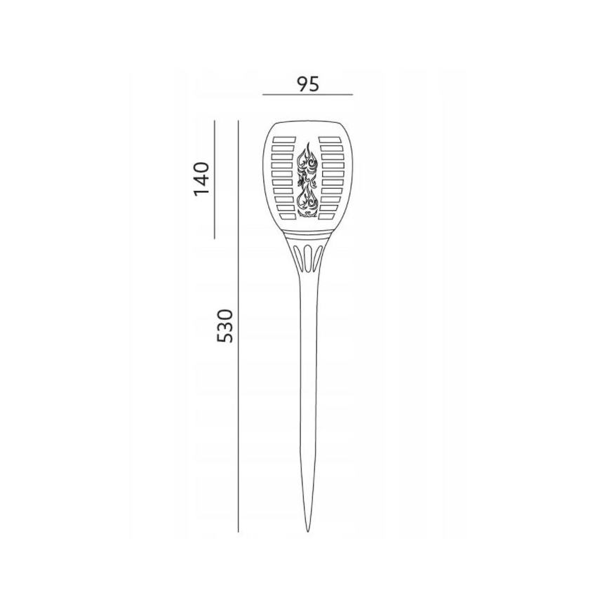 LED Zunanja solarna svetilka SPARKLE LED/0,12W/1,2V IP44 300 mAh
