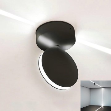 LED Zunanja stenska fleksibilna svetilka LED/7W/230V 3000K IP65 črna