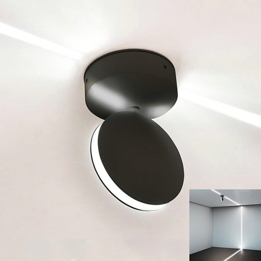 LED Zunanja stenska fleksibilna svetilka LED/7W/230V 3000K IP65 črna