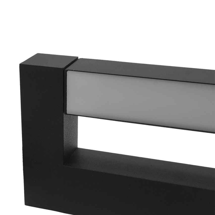 LED Nastavljiv zunanja stenska svetilka 2xLED/16W/230V IP54 90 cm črna