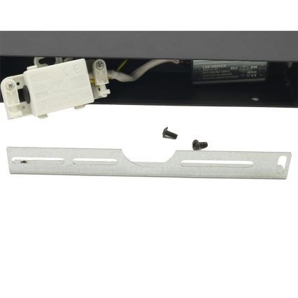 LED Nastavljiv zunanja stenska svetilka 2xLED/16W/230V IP54 90 cm črna