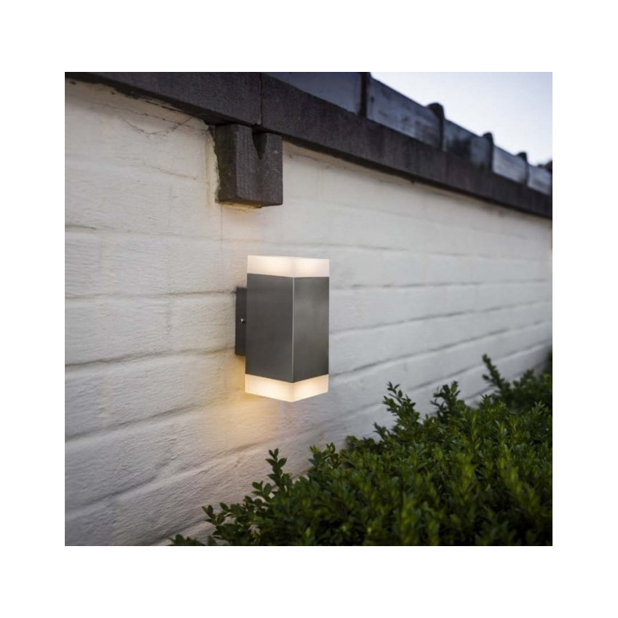 LED Zunanja stenska svetilka 2xLED/4W/230V IP44