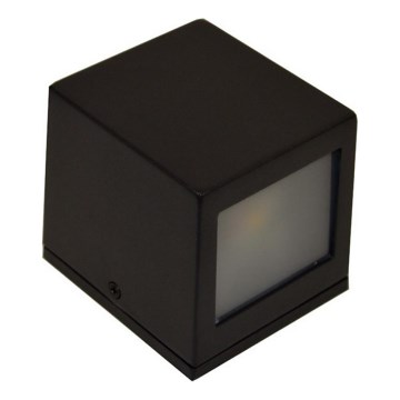 LED Zunanja stenska svetilka 2xLED/5W/230V 4000K IP54 črna