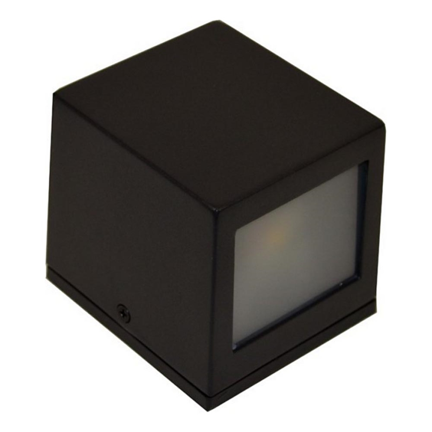 LED Zunanja stenska svetilka 2xLED/5W/230V 4000K IP54 črna
