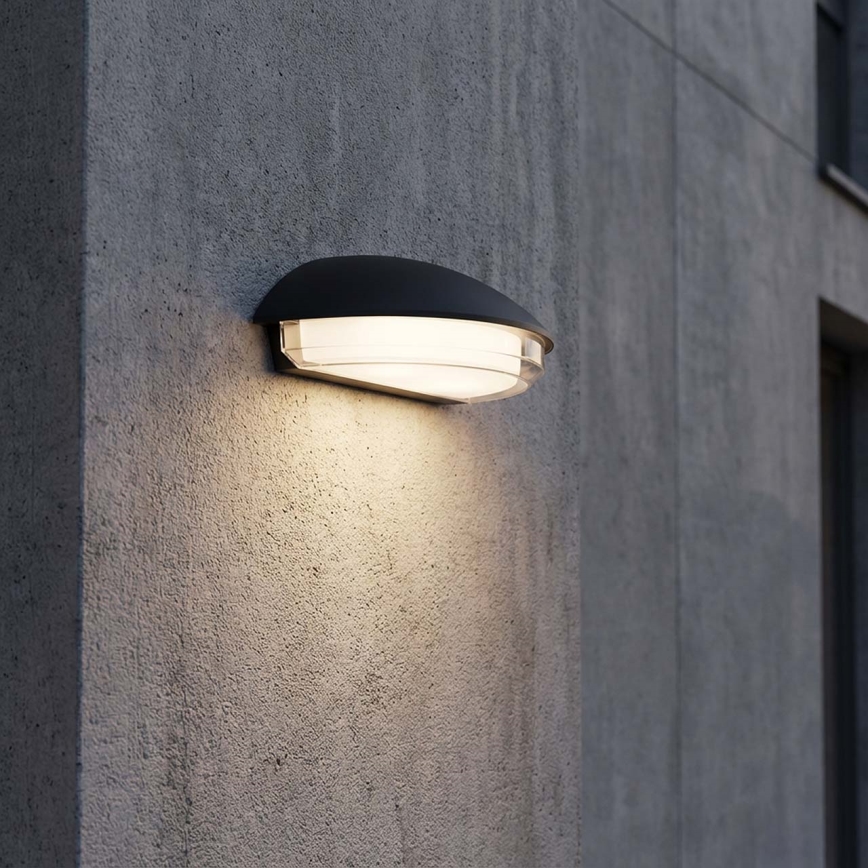 LED zunanja stenska svetilka ALABAMA LED/12W/230V IP54 črna