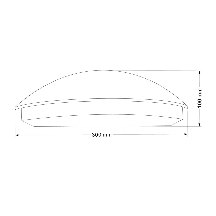 LED zunanja stenska svetilka ALABAMA LED/12W/230V IP54 črna