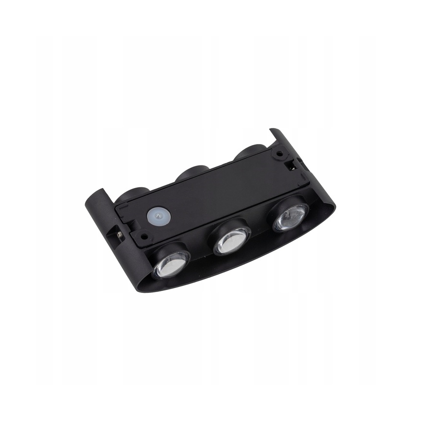 LED Zunanja stenska svetilka ARROW 6xLED/1W/230V IP54 črna