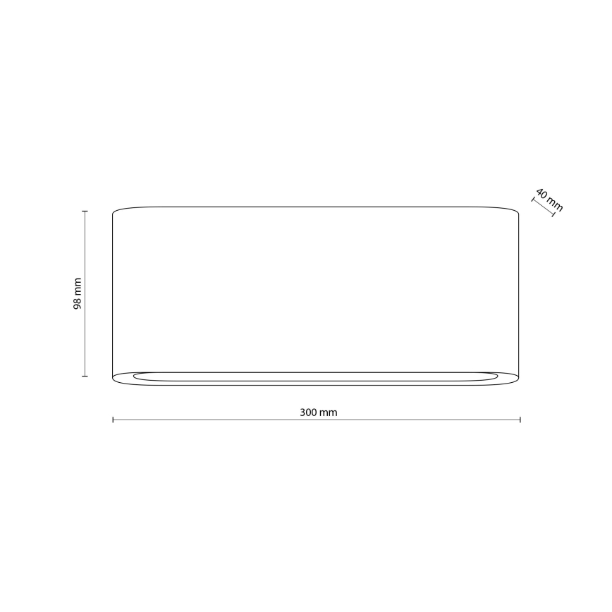 LED Zunanja stenska svetilka ARWENA 2xLED/12W/230V IP54 črna