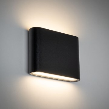 LED Zunanja stenska svetilka ARWENA 2xLED/3W/230V IP54 črna
