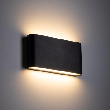 LED Zunanja stenska svetilka ARWENA 2xLED/6W/230V IP54 črna