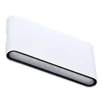LED Zunanja stenska svetilka BRICK 2xLED/6W/230V 3000/4000/6500K IP65 bela
