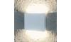 LED Zunanja stenska svetilka CHICAGO 2xLED/3,25W/230V IP44 bela