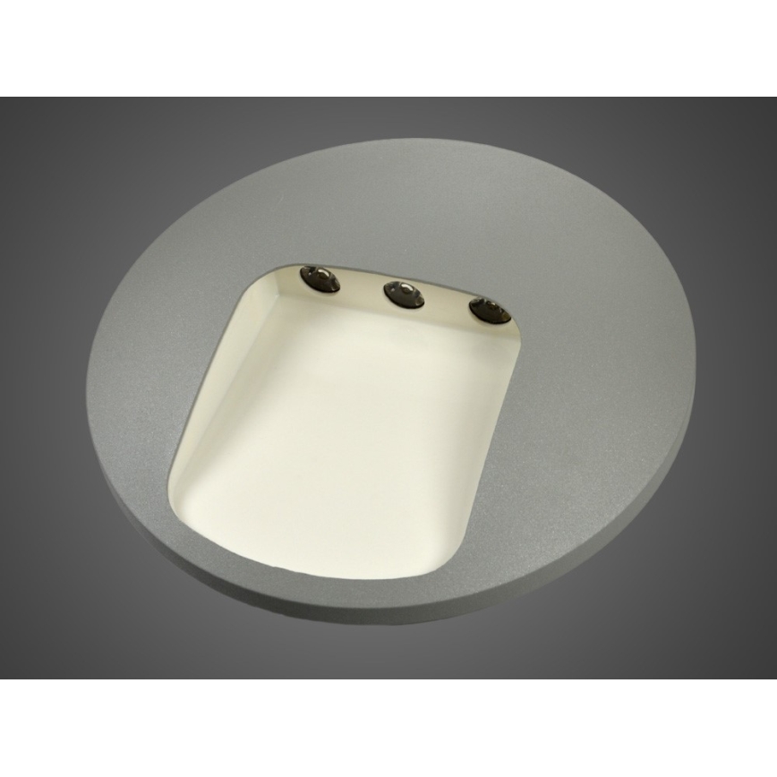 LED zunanja stenska svetilka DACU LED/3W/230V IP54 siva