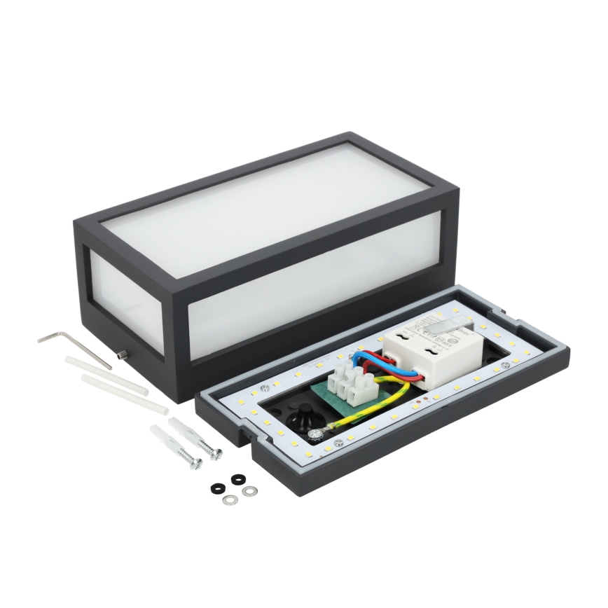LED Zunanja stenska svetilka ENTERA LED/10W/230V 4000K IP54