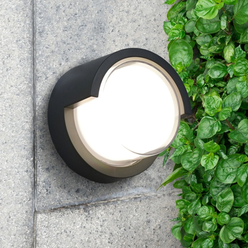 LED Zunanja stenska svetilka ESSEN LED/10W/230V IP44 črna