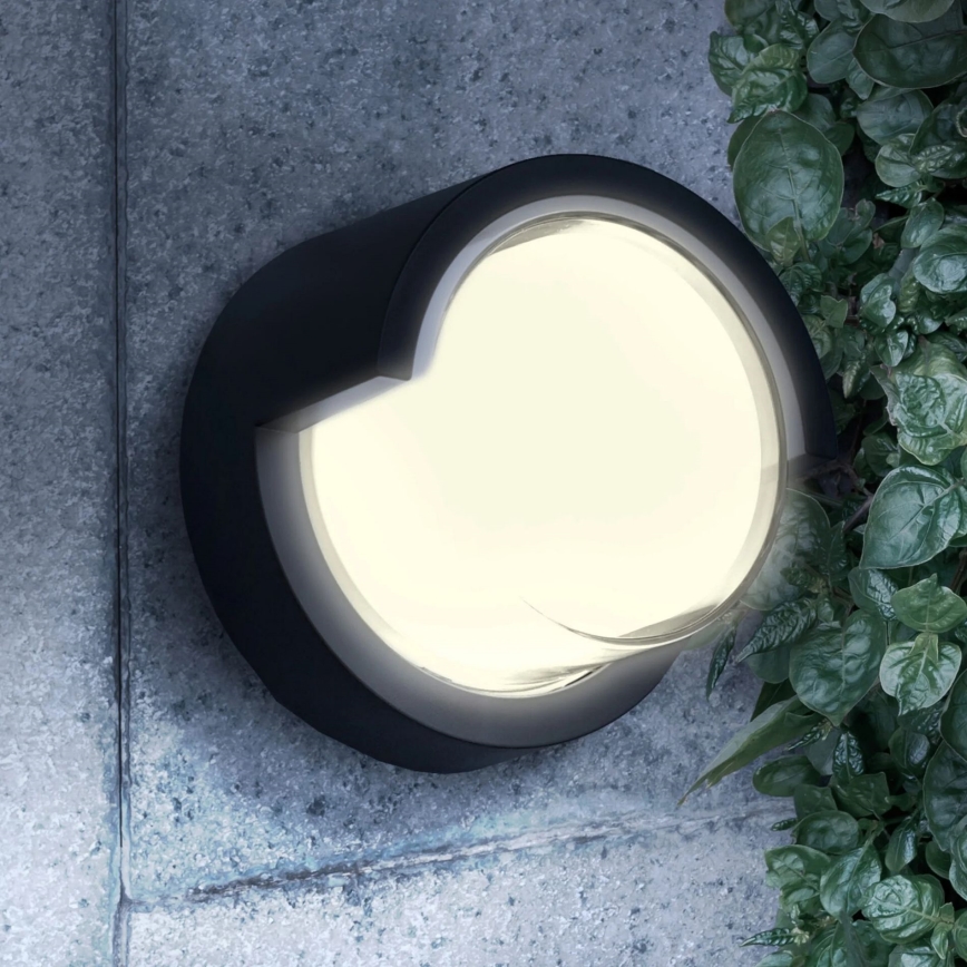 LED Zunanja stenska svetilka ESSEN LED/10W/230V IP44 črna