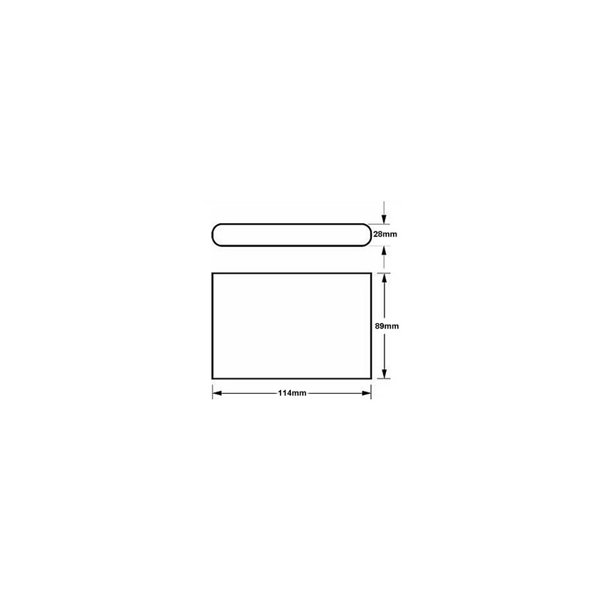 LED Zunanja stenska svetilka FLOW 2xLED/3W/230V IP54 črna