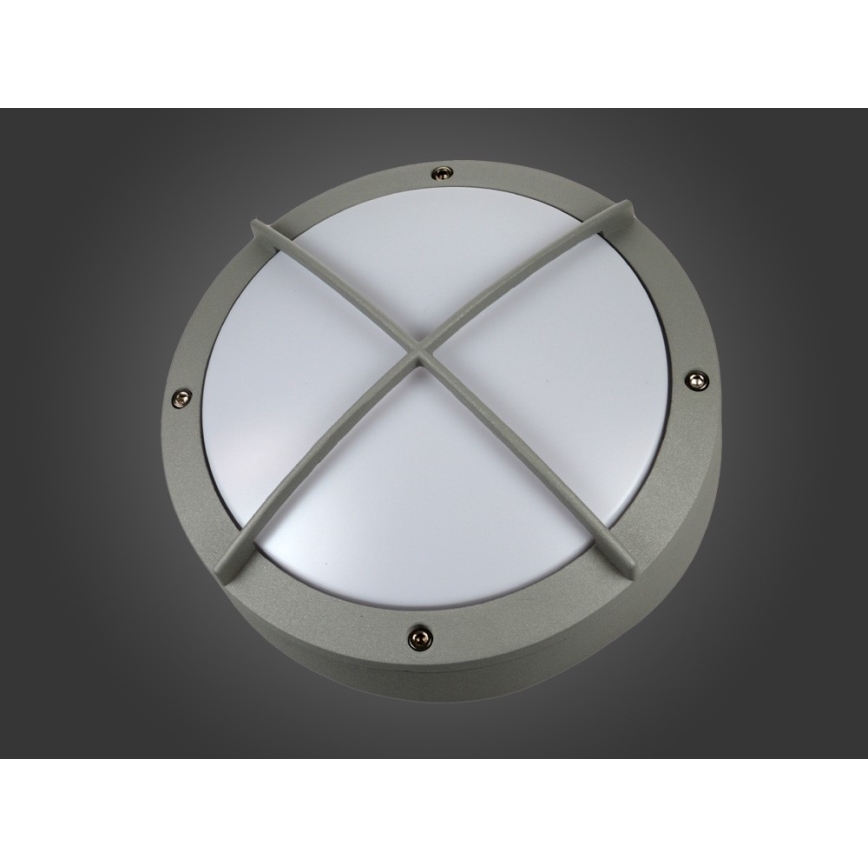 LED zunanja stenska svetilka FRODA LED/12W/230V IP54 siva