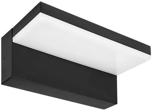 LED zunanja stenska svetilka HESTIO LED/9W/230V 4000K IP44 črna