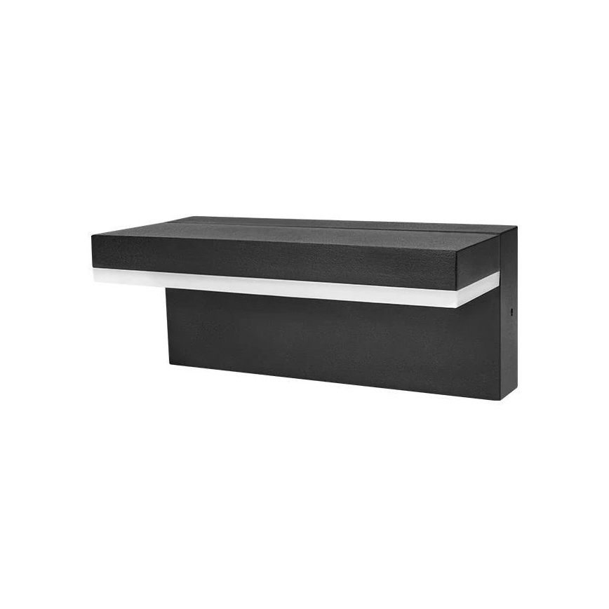 LED zunanja stenska svetilka HESTIO LED/9W/230V 4000K IP44 črna