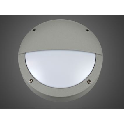LED zunanja stenska svetilka JORDI LED/12W/230V IP54 siva