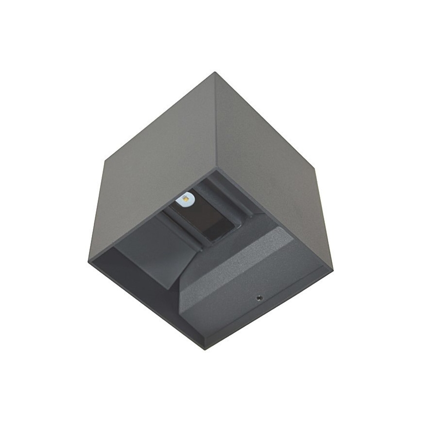 LED Zunanja stenska svetilka KREON 2xLED/3W/230V IP54 3000K antracit