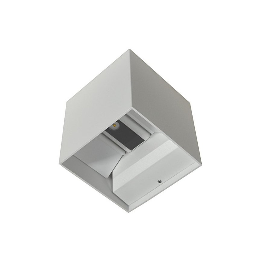 LED Zunanja stenska svetilka KREON 2xLED/3W/230V IP54 4000K bela